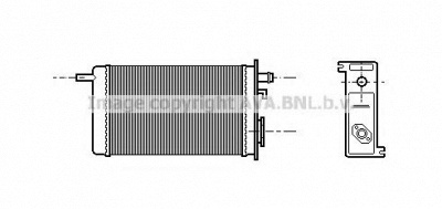 AVA QUALITY COOLING rt6096 -  Теплообменник, отопление салона